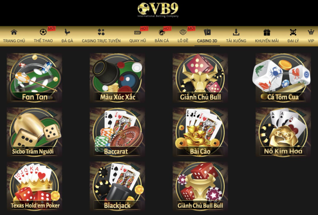 Review chi tiết nhà cái nổ hũ Vuabai9 đa dạng game