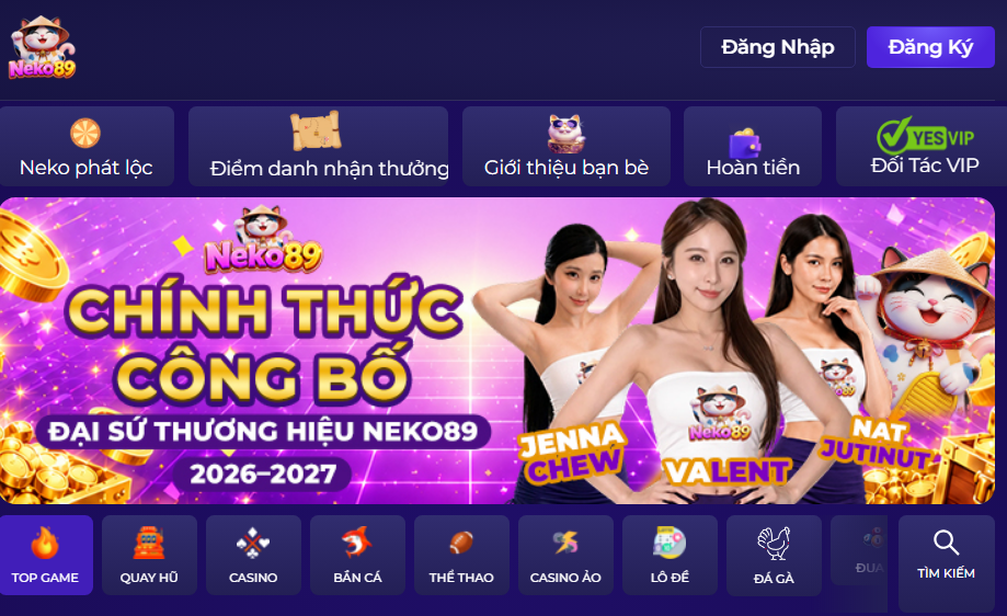 giao diện Neko89